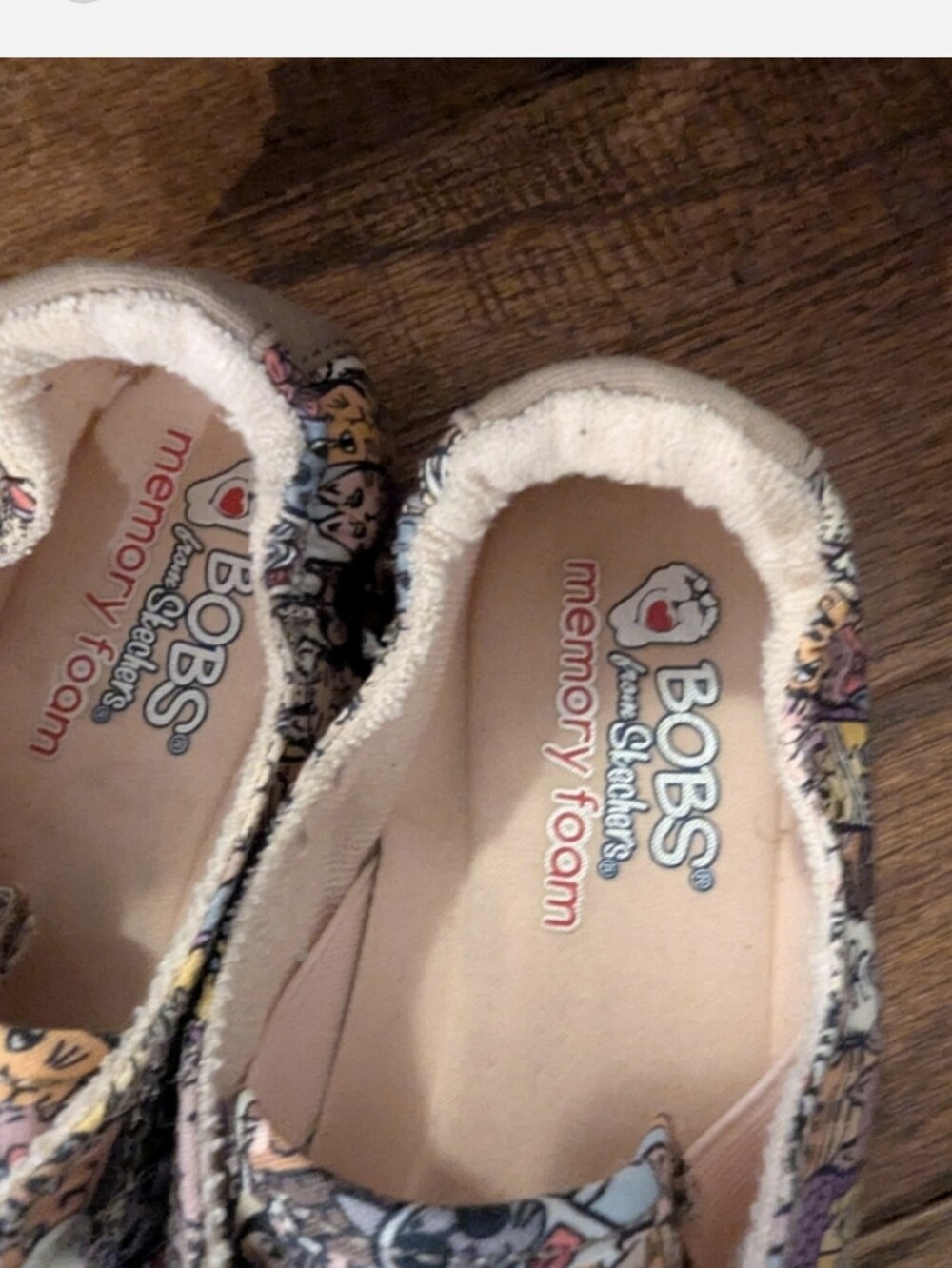 Skechers Sneakers Beach Bingo - Kitty Cruiser Cat Design Slip Ons Size 7 Ivory - Picture 6 of 13